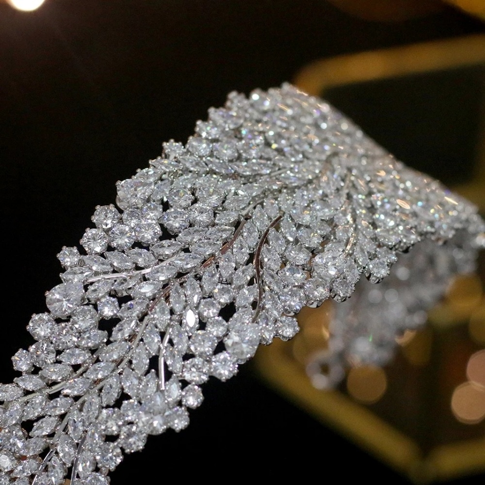 Swarovski wedding crown tiara